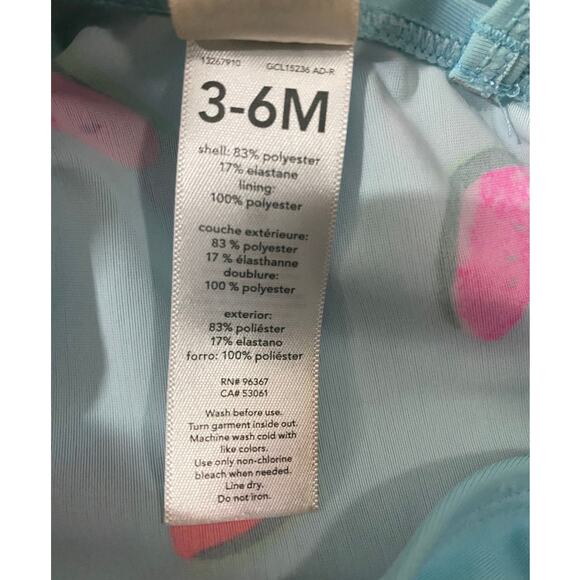 Osh Kosh Bgosh Heathtex Baby Girl 2 Swimsuits Bundle 0-3/3-6 Months Pink Tutu - Picture 5 of 11